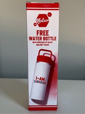 Molson Canadian Water Bottle, new